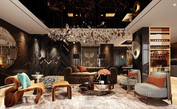 Bên trong penthouse 80 tỷ vừa bị khám xét của Ngân 98 - Lương Bằng Quang- Ảnh 3.