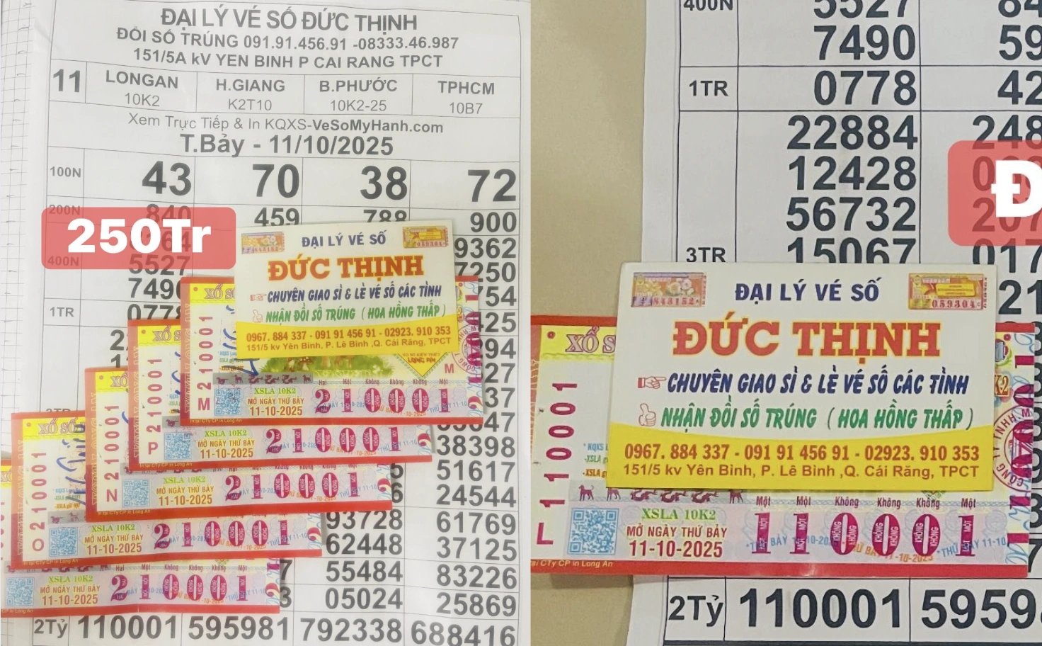 Mua số 'quái' 110001, chủ quán cà phê trúng độc đắc xổ số miền Nam... lần hai- Ảnh 1.