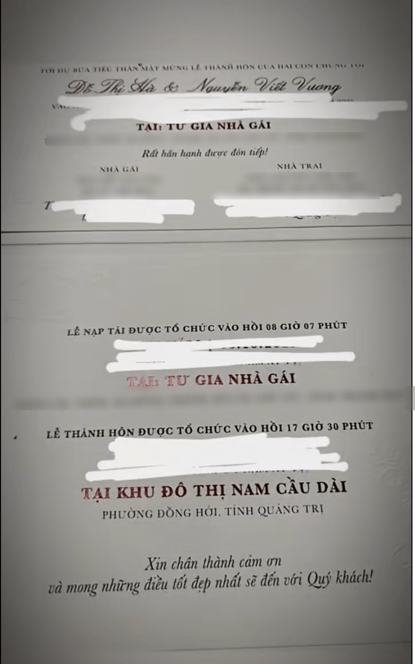 Hoa hậu Đỗ Hà kết hôn với thiếu gia, thiệp cưới đã được hé lộ- Ảnh 1.