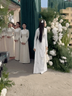 Đám cưới Hoa hậu Đỗ Hà và thiếu gia vào sáng nay: Chú rể chính thức lộ diện, cô dâu khóc nức nở! - Ảnh 3.