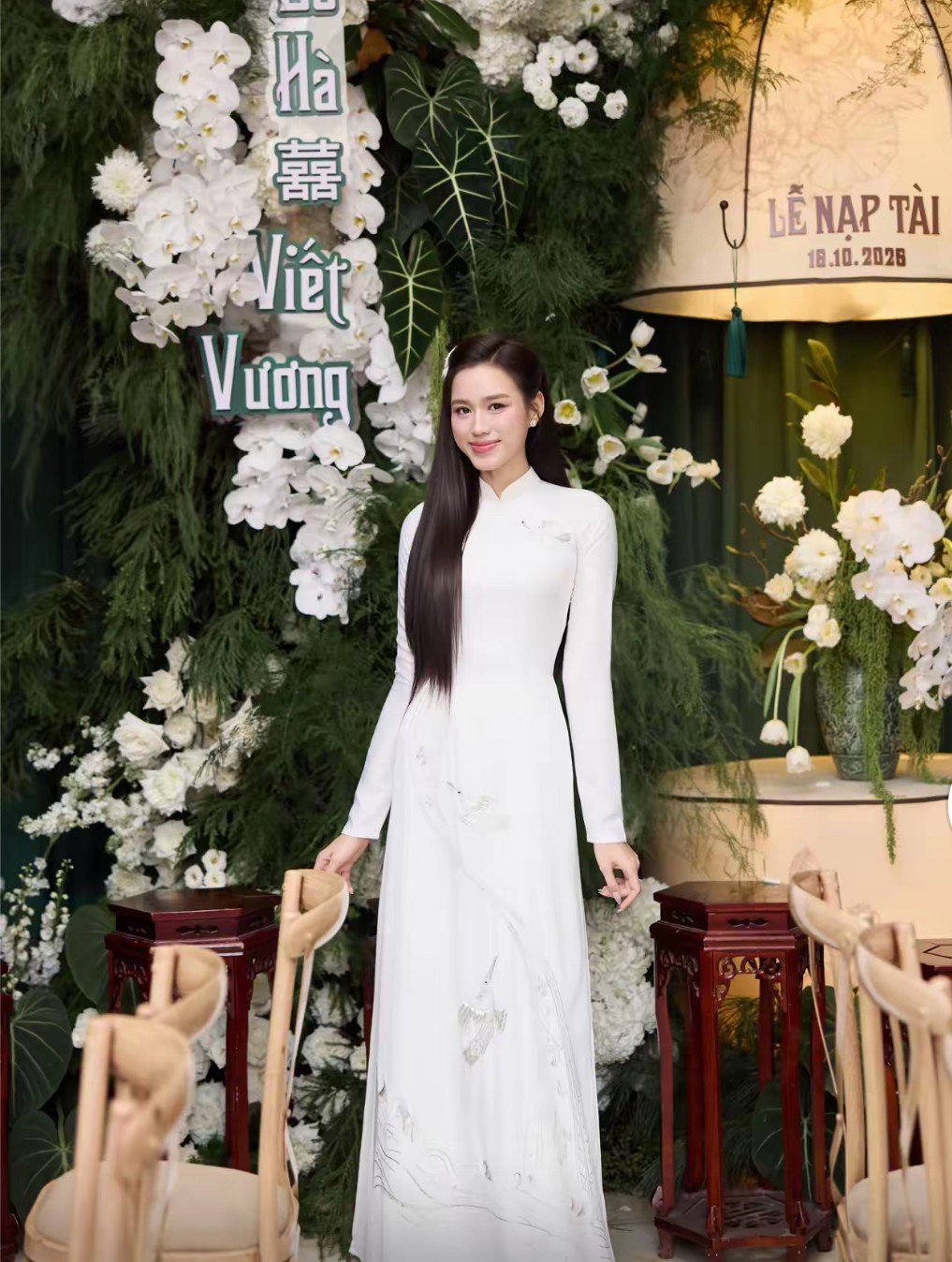 Đám cưới Hoa hậu Đỗ Hà và thiếu gia vào sáng nay: Chú rể chính thức lộ diện, cô dâu khóc nức nở! - Ảnh 4.
