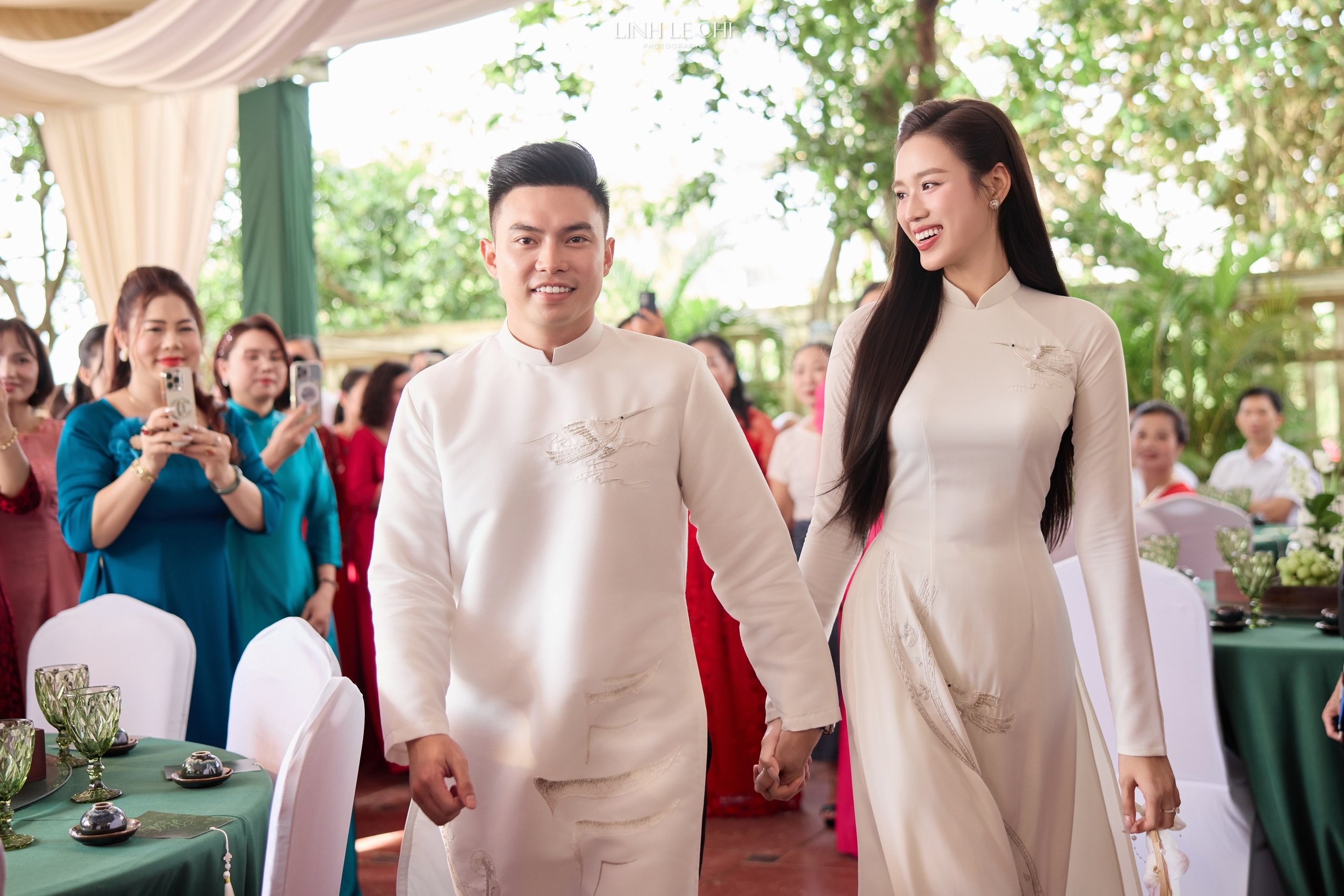 HH Đỗ Hà ăn hỏi: Cô dâu đặt 21 bộ áo dài, riêng áo dài cưới từ tên gọi đã mang ý nghĩa đặc biệt - Ảnh 8.