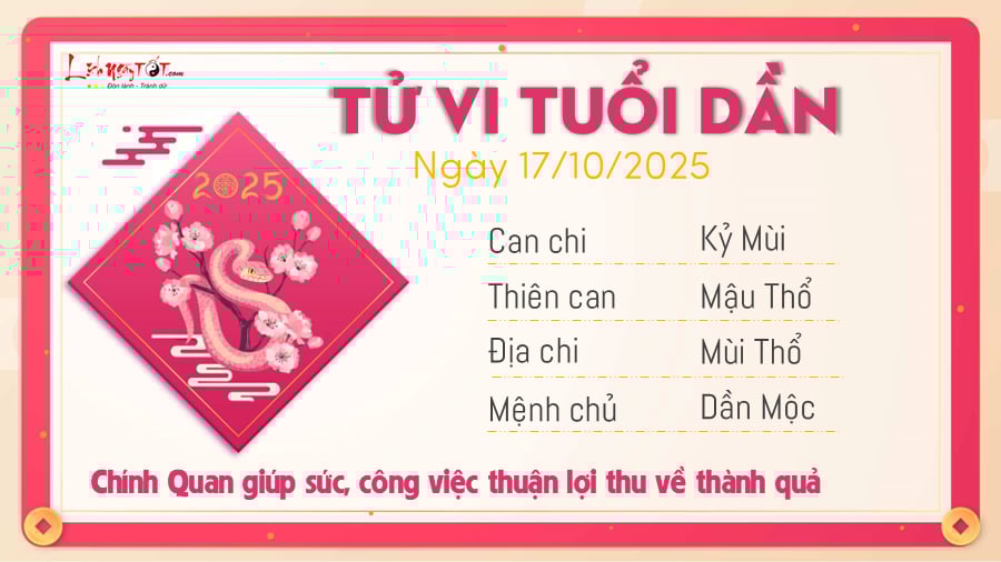 Tu vi hang ngay 17102025 - Dan