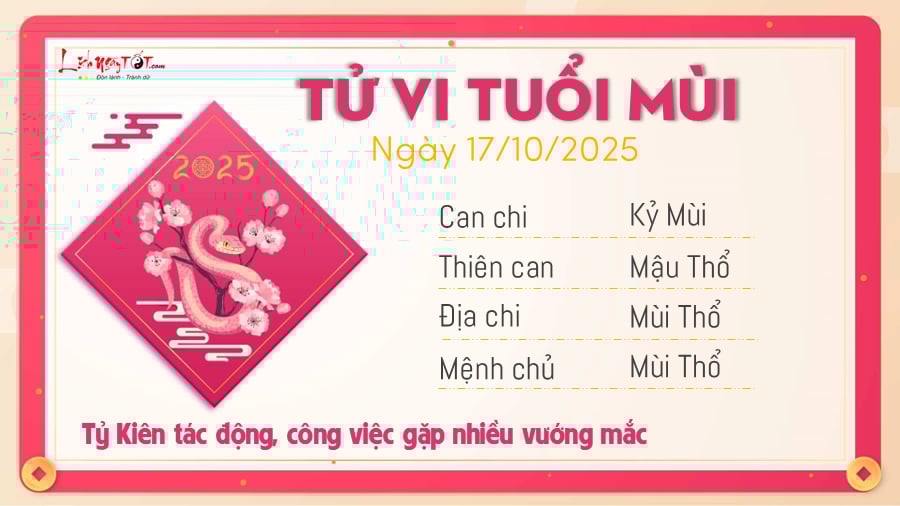 Tu vi hang ngay 17102025 - Mui