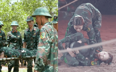 Hòa Minzy chấn thương nặng, phải nằm cáng sau màn đối đầu với Thiên Ân- Ảnh 1.