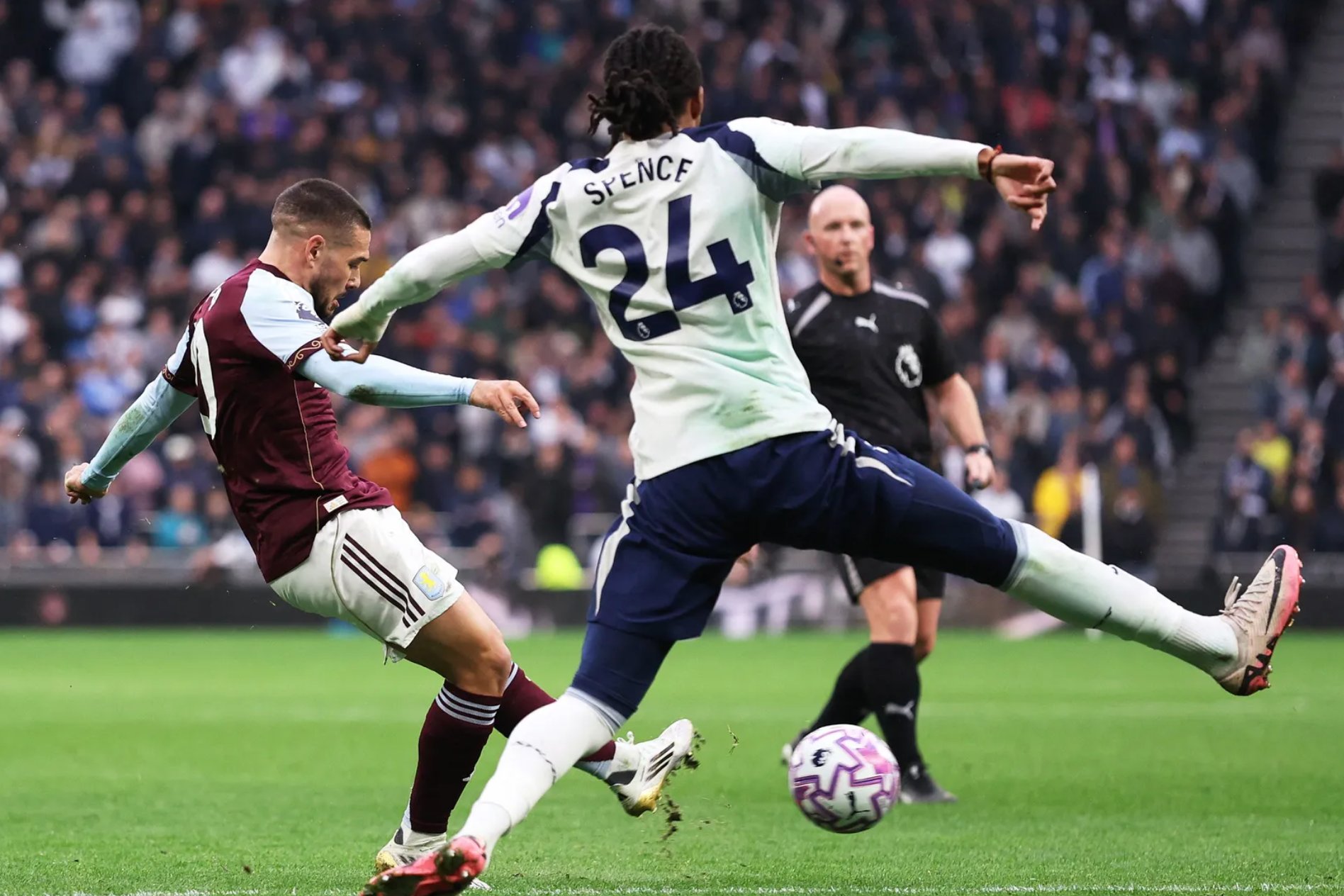 Thua ngược Aston Villa tại sân nhà, Tottenham lỗi hẹn ngôi nhì bảng - Ảnh 4.