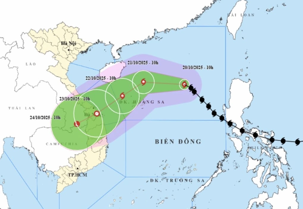 Bão Fengshen sẽ đổi hướng, nhận định thời điểm ảnh hưởng đất liền nước ta - 1