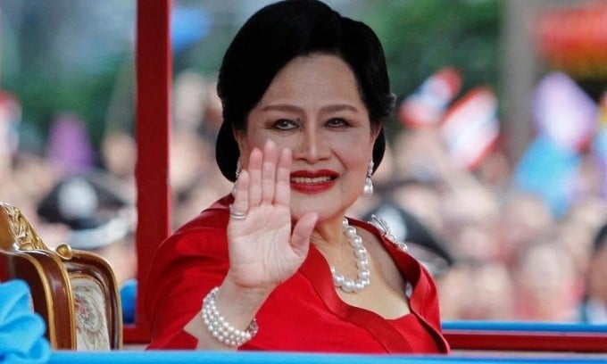 Bà Sirikit tại thủ đô Bangkok, Thái Lan, hồi năm 2012. Ảnh: Reuters