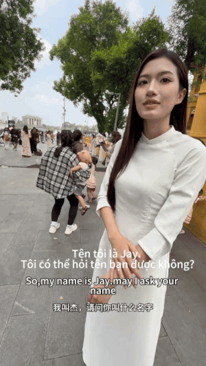 Màn nói tiếng Anh của 1 nàng thơ với khách Trung Quốc bỗng bị