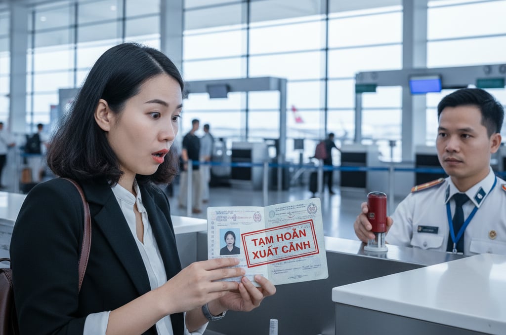 Đang làm thủ tục đi Thụy Sĩ, nữ hành khách “chết đứng” vì lệnh tạm hoãn xuất cảnh- Ảnh 1.