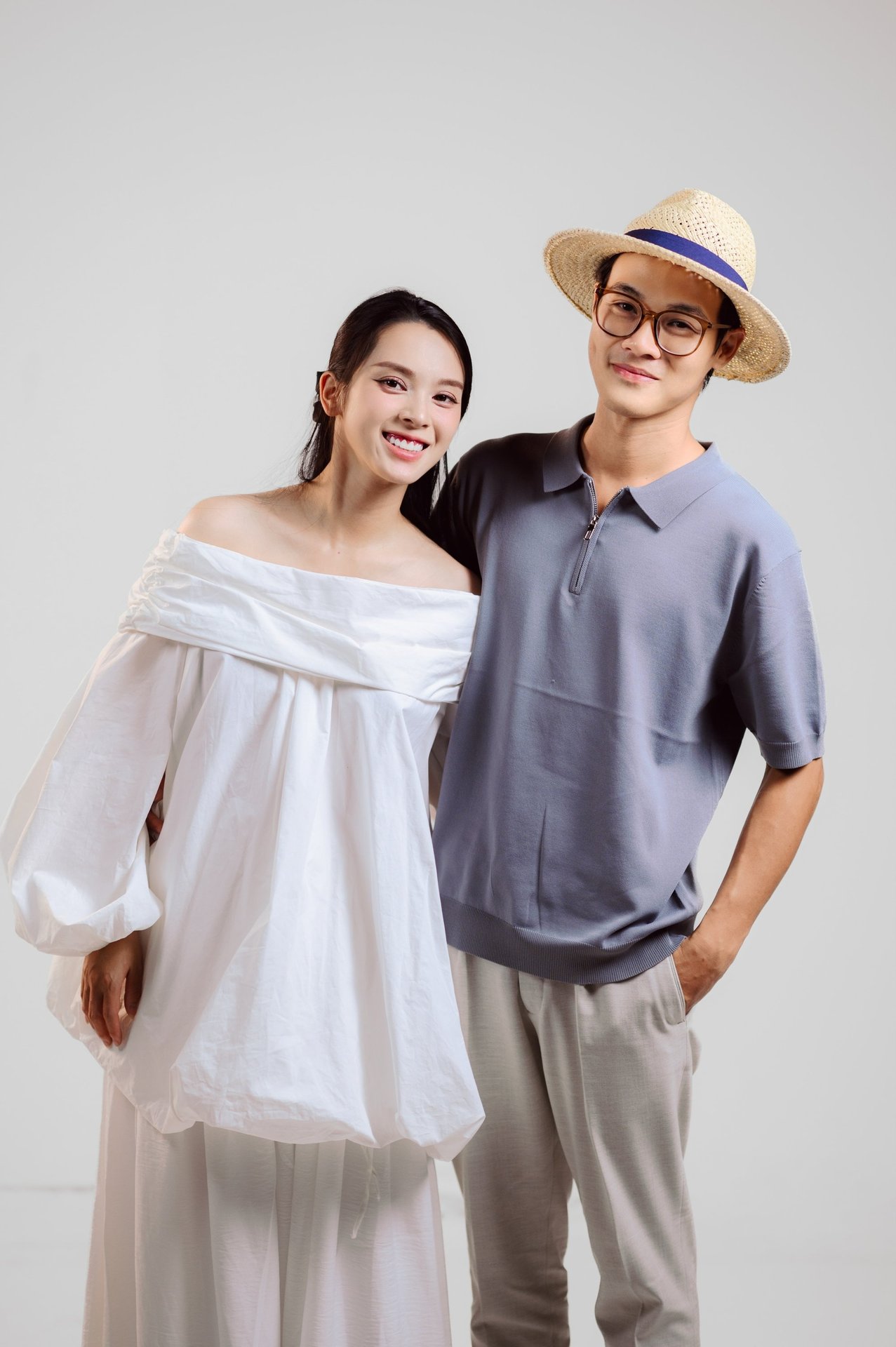Chồng Quỳnh Lương gầy đến mức