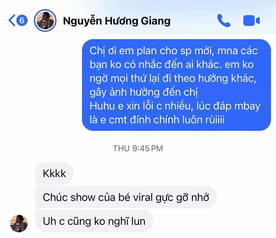 Hoa hậu Lương Thuỳ Linh xin lỗi Hương Giang- Ảnh 3.