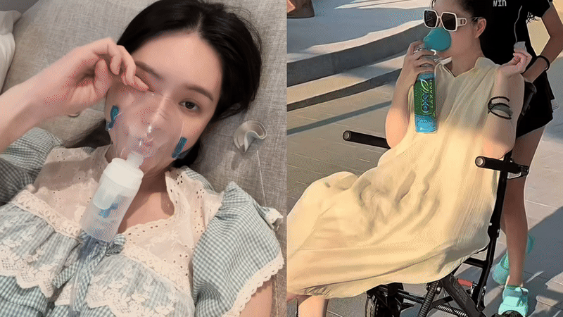 Xôn xao đoạn video Đoàn Di Băng ngồi xe lăn, thở oxy sau khi chồng bị bắt?- Ảnh 1.