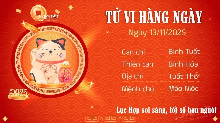 Tu vi hang ngay 13/11/2025 cua Mao