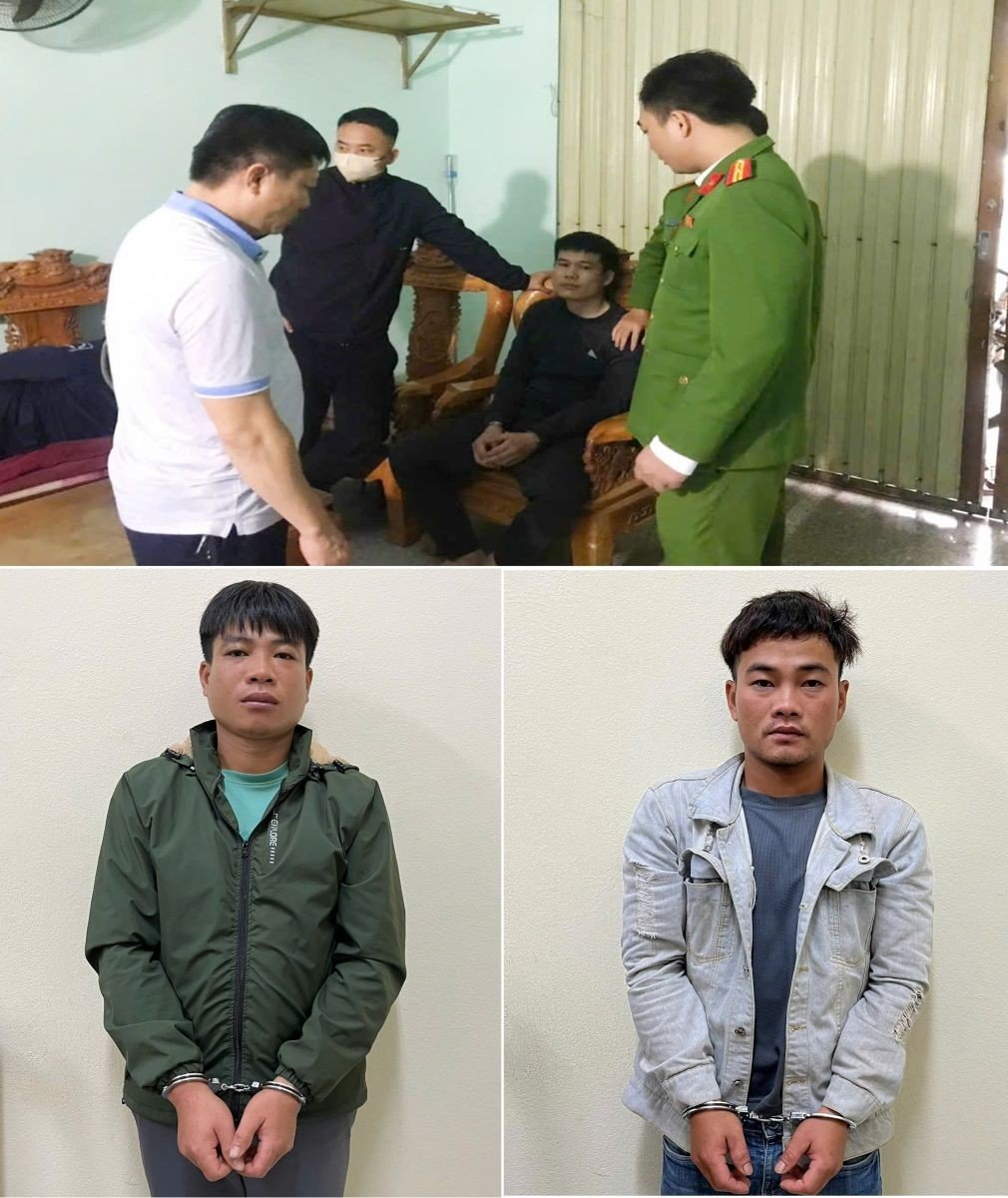 3 đối tượng bị bắt giữ