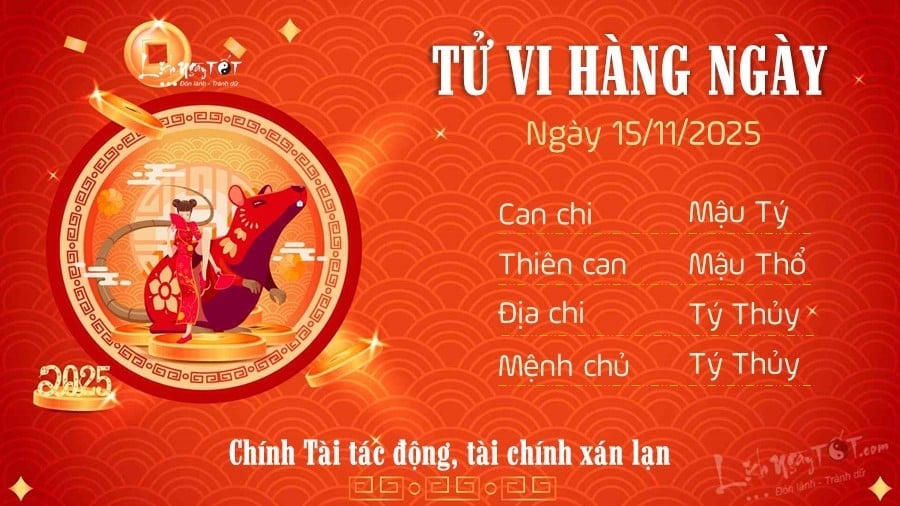 1 Tu vi hang ngay 15-11-2025 - Ty