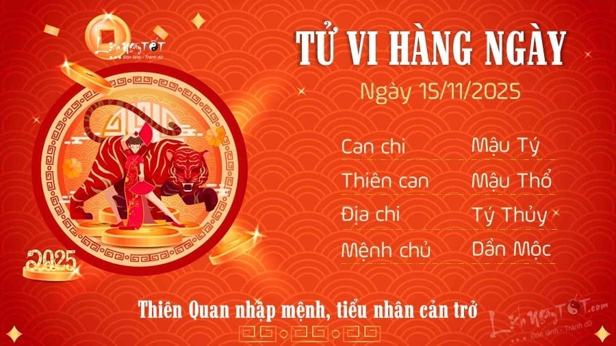3 Tu vi hang ngay 15-11-2025 - Dan