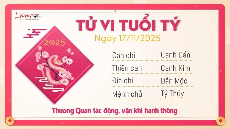 1 Tu vi hang ngay 17-11-2025 - Ty