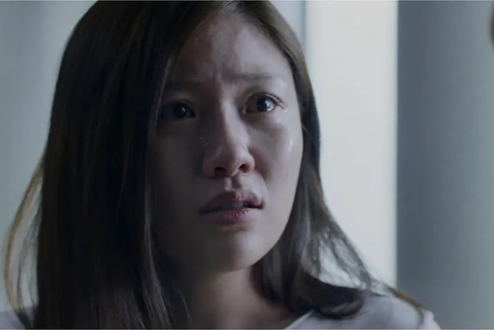 Uyển Ân thể hiện cảm xúc trong phim