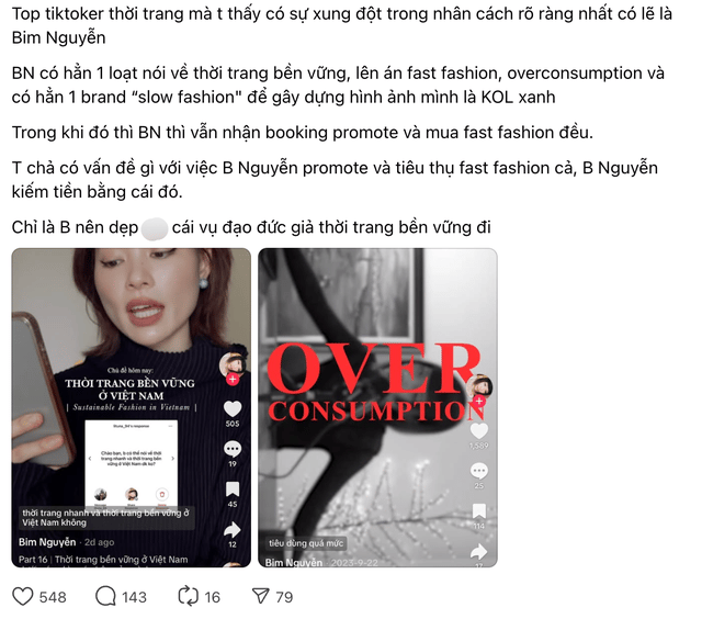 Drama mới của giới thời trang: KOL có tiếng bị tố 