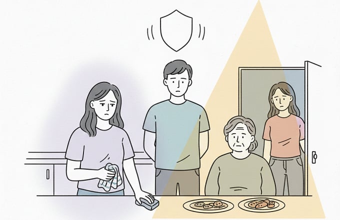 Ngột ngạt khi sống cùng em gái chồng đã ly hôn