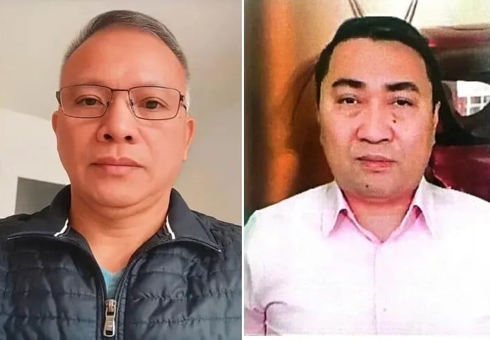 Chân dung bị can Nguyễn Văn Đài và Lê Trung Khoa đang bị Cơ quan An ninh điều tra Bộ Công an truy nã. Ảnh CACC