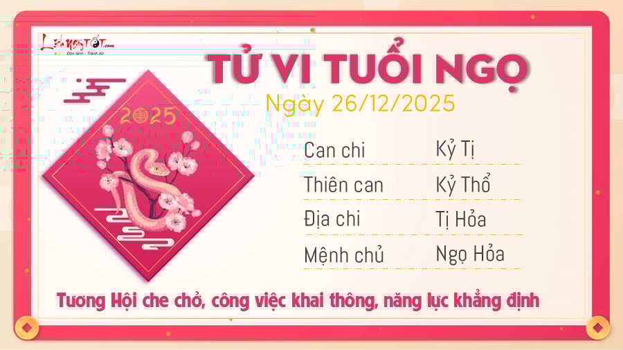 Tu vi hang ngay 26122025 - Ngo