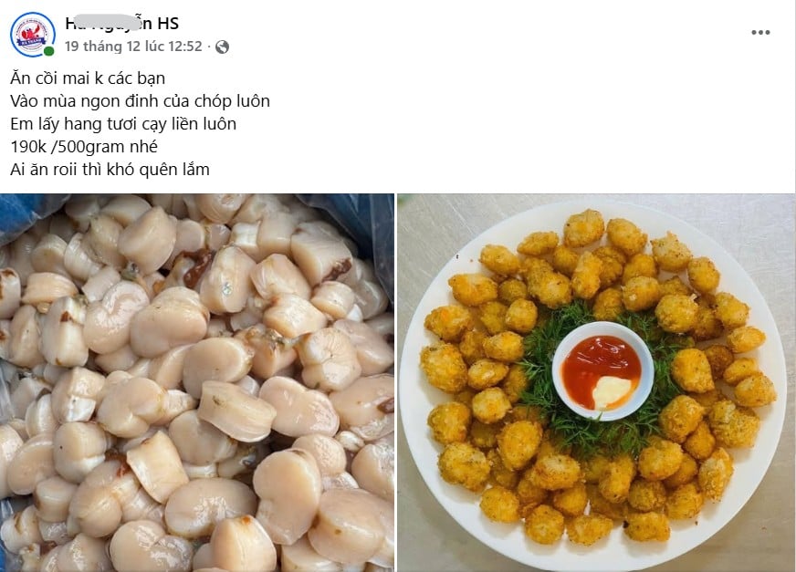 Những sản phẩm có vẻ mắc tiền, nay dễ dàng hiện diện trên mâm cơm thường ngày của nhiều gia đình trẻ. Ảnh chụp Facebook