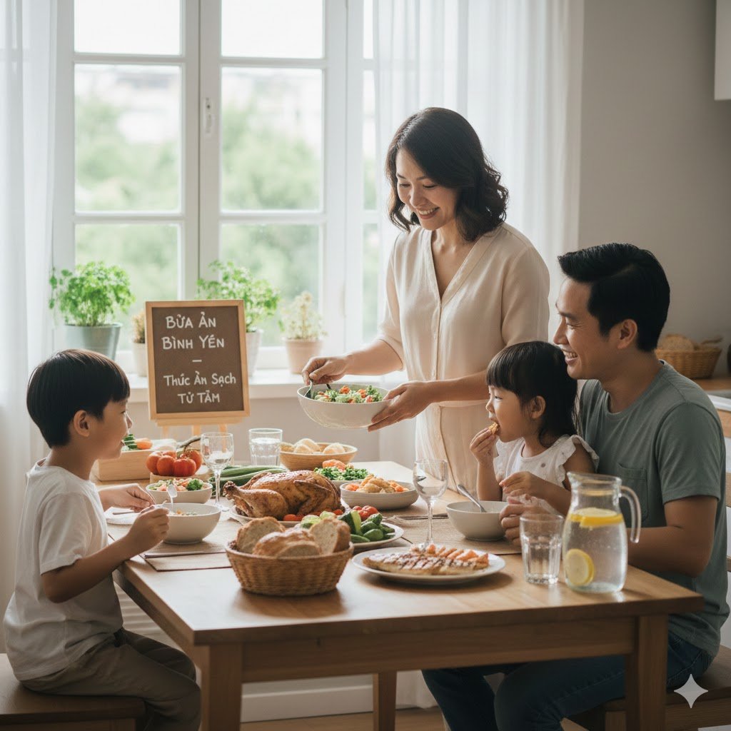 Bữa ăn của mỗi gia đình Việt cần được trả về đúng nghĩa bằng sự an toàn, yên tâm