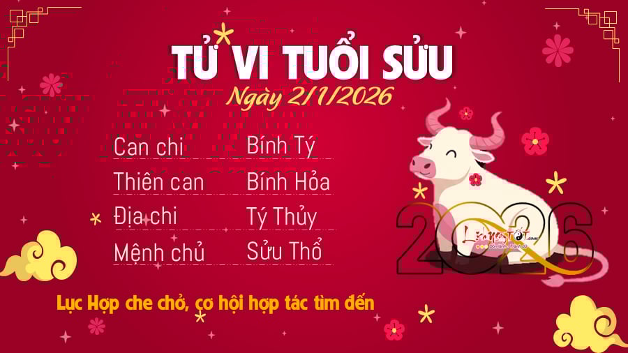 Tu vi hang ngay 212026 - Suu