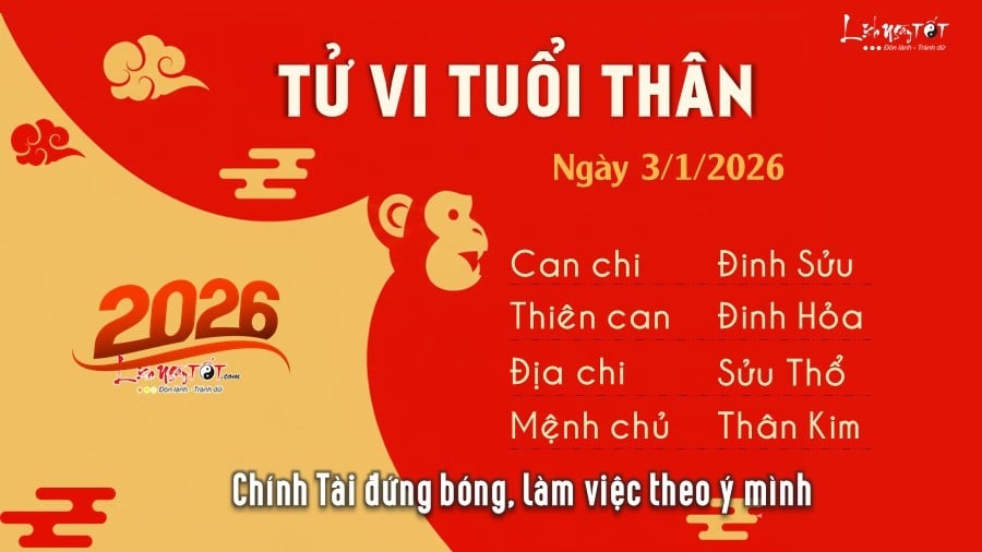 9 Tu vi hang ngay 3-1-2026 - Than