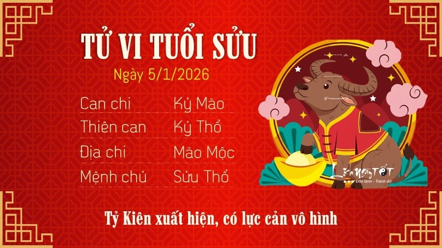 2 Tu vi hang ngay 5-1-2026 - Suu