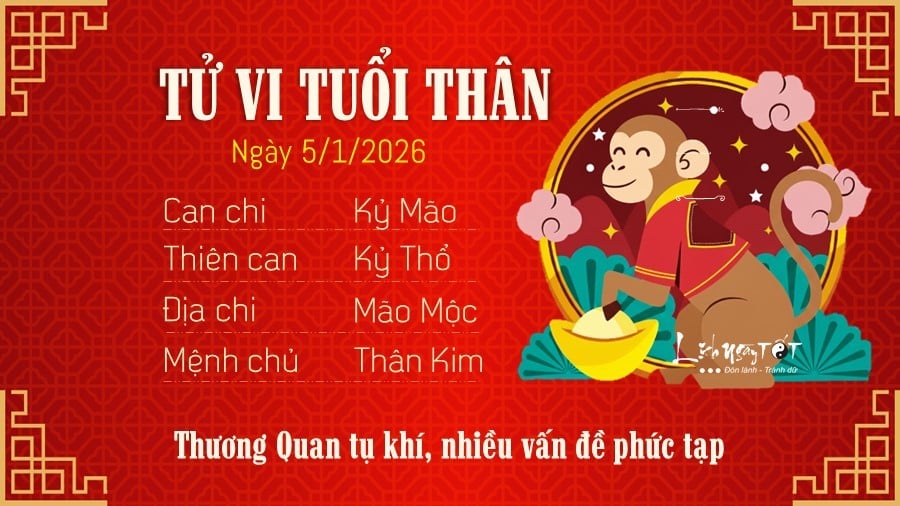 9 Tu vi hang ngay 5-1-2026 - Than