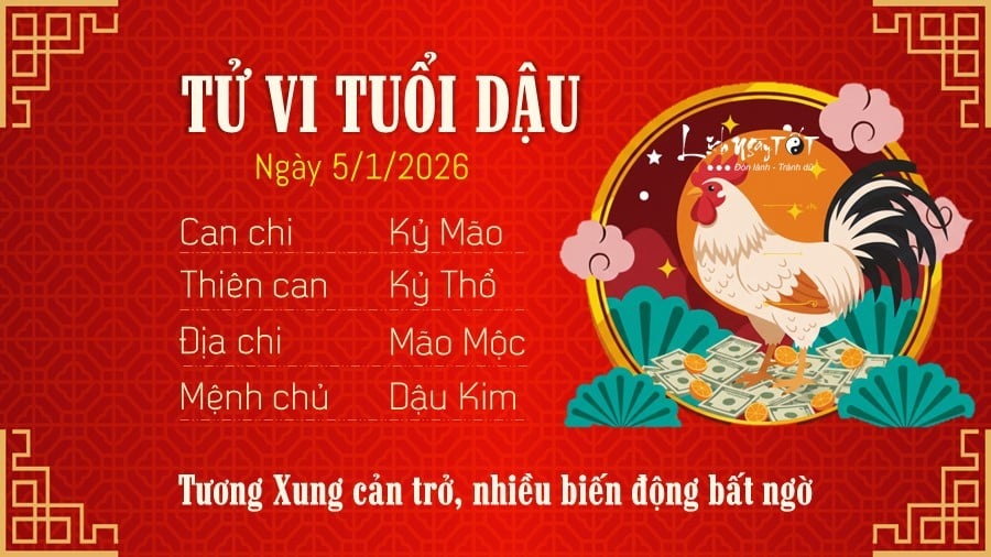10 Tu vi hang ngay 5-1-2026 - Dau