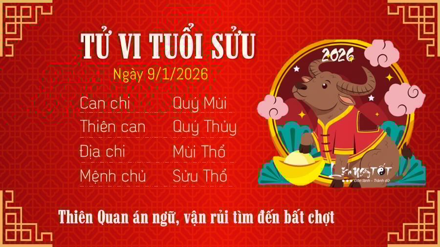 Tu vi hang ngay 912026 - Suu
