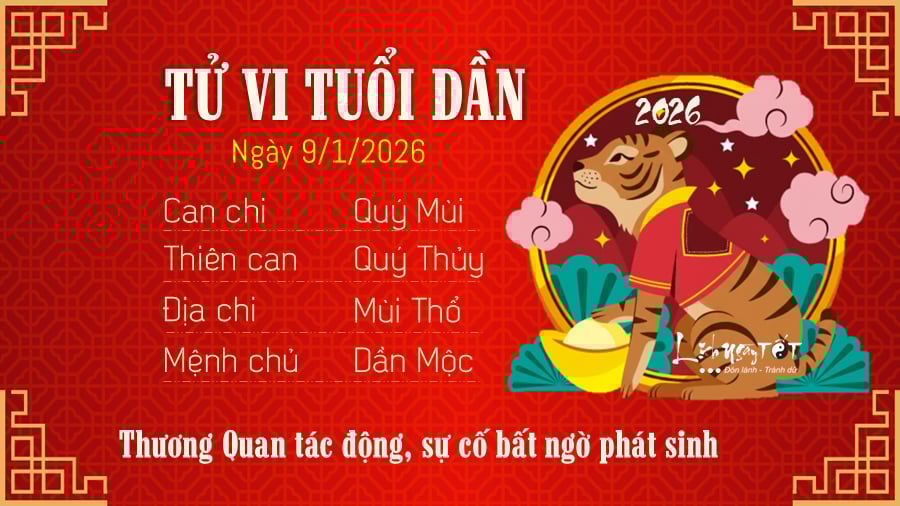 Tu vi hang ngay 912026 - Dan