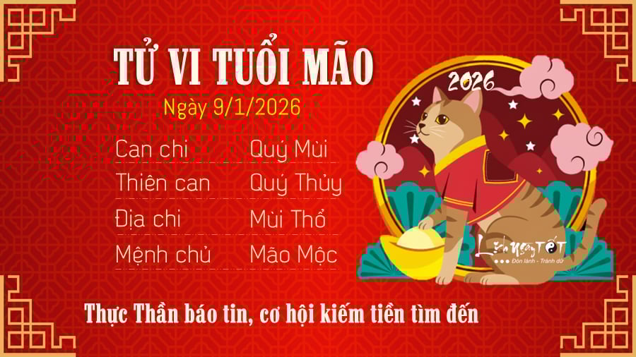 Tu vi hang ngay 912026 - Mao