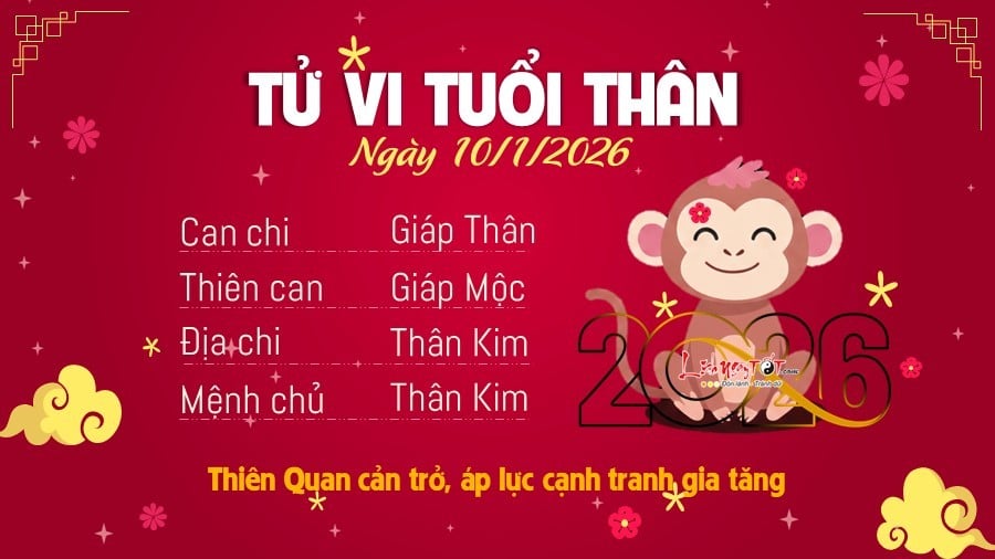 9 Tu vi hang ngay 10-1-2026 - Than