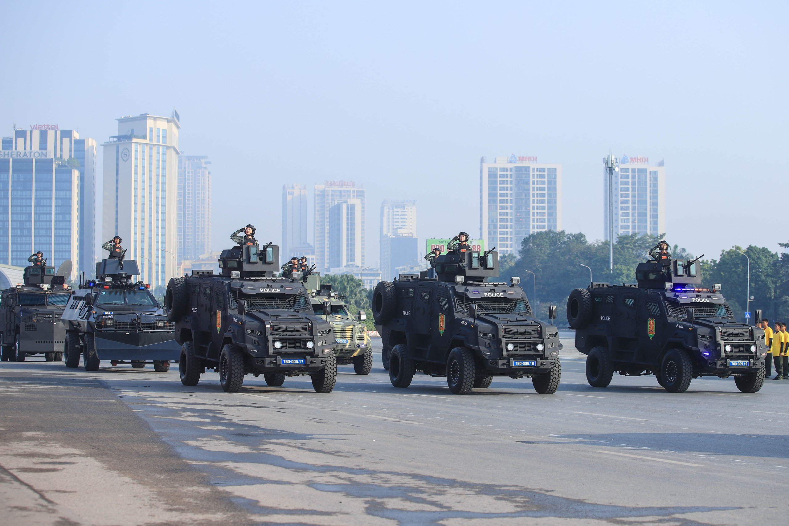 Cảnh sát bảo vệ Đại hội XIV của Đảng: Sự kiện phô diễn sức mạnh an ninh - Ảnh 7.