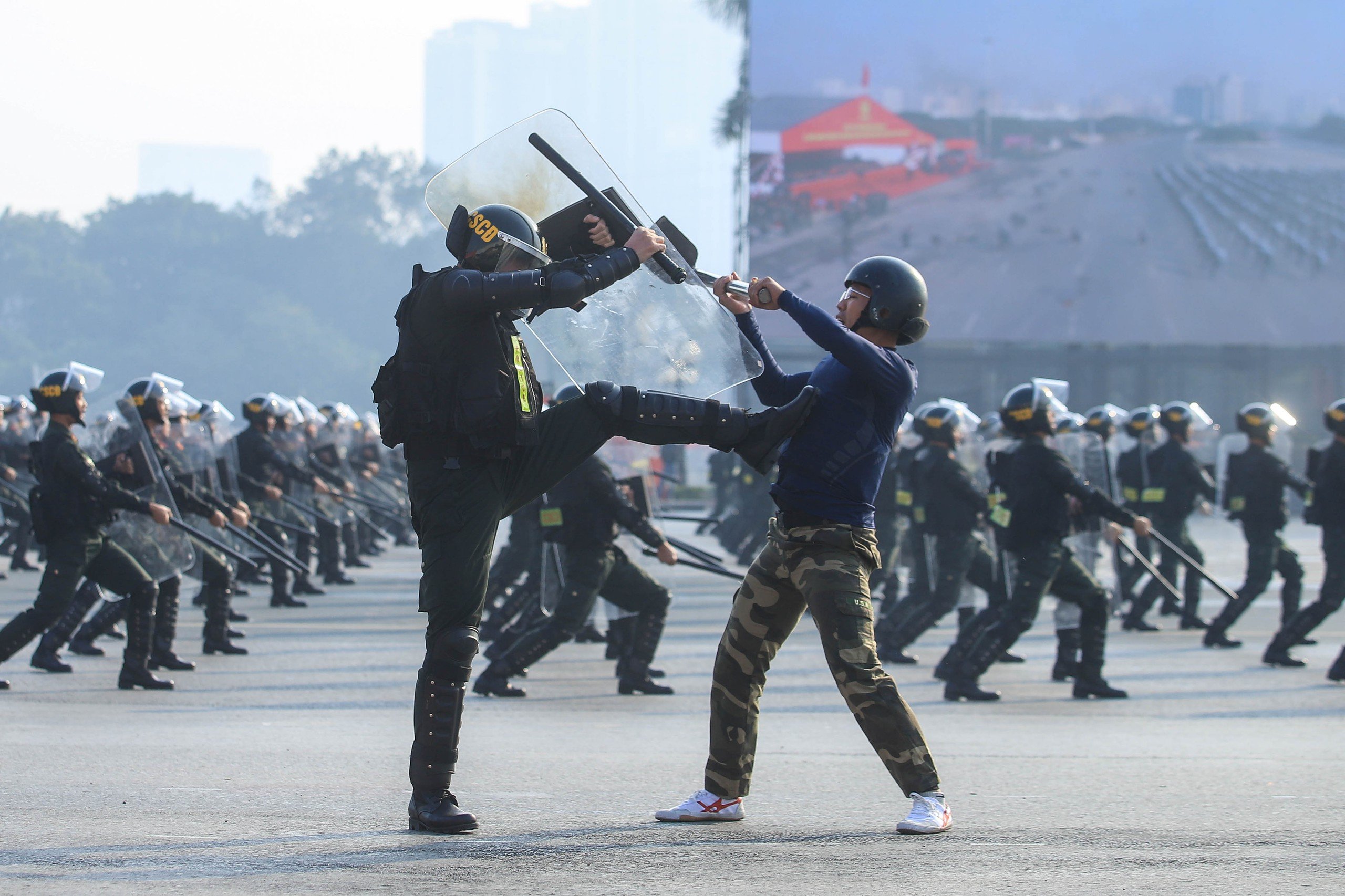 Cảnh sát bảo vệ Đại hội XIV của Đảng: Sự kiện phô diễn sức mạnh an ninh - Ảnh 11.