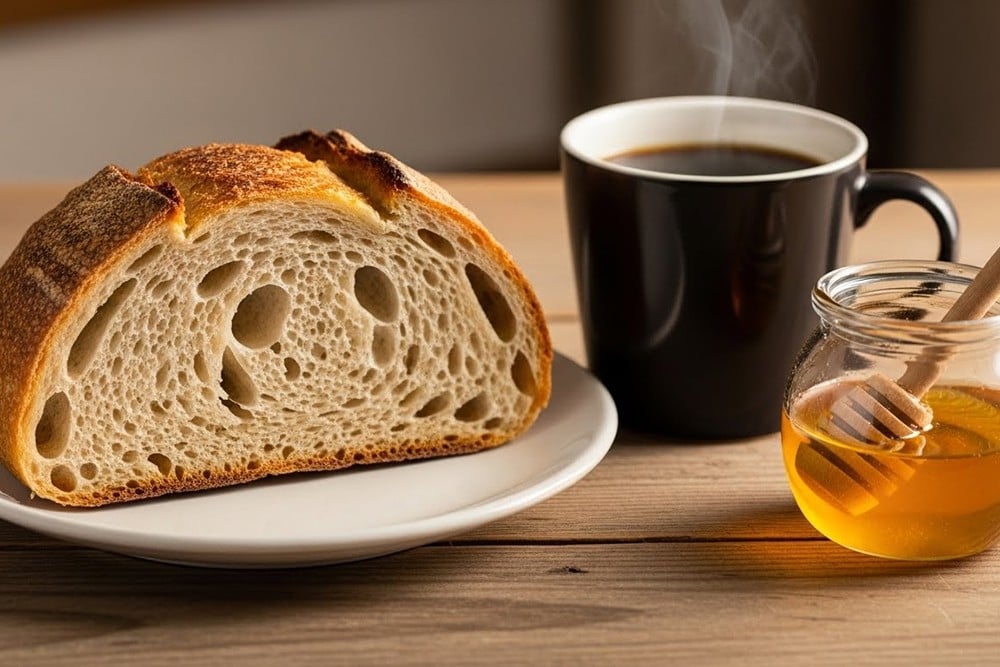 Bánh mì, cà phê và mật ong là bữa sáng ưa thích của cụ bà Chopin