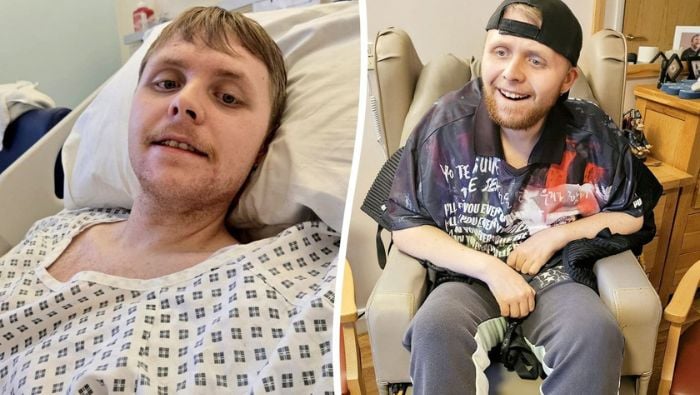 Chứng sa sút trí tuệ khiến Andre Yarham mất đi khả năng ngôn ngữ trong 1 tháng cuối đời - Ảnh: SWNS