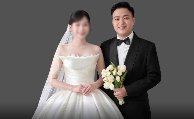 Chú rể dùng ảnh cưới của cô dâu đặt lên xe tang ở Huế: Nhói lòng câu chuyện phía sau - Ảnh 1.