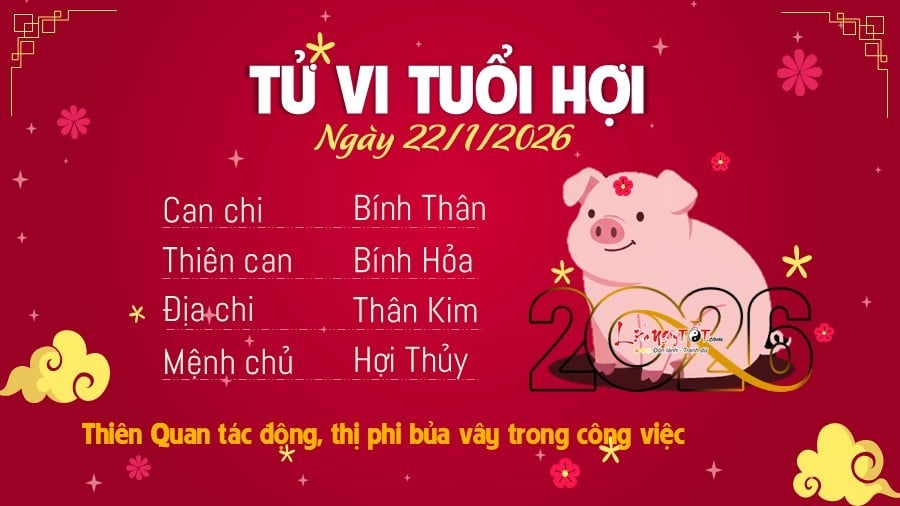 Tu vi hang ngay 22/1/2026 cua Hoi