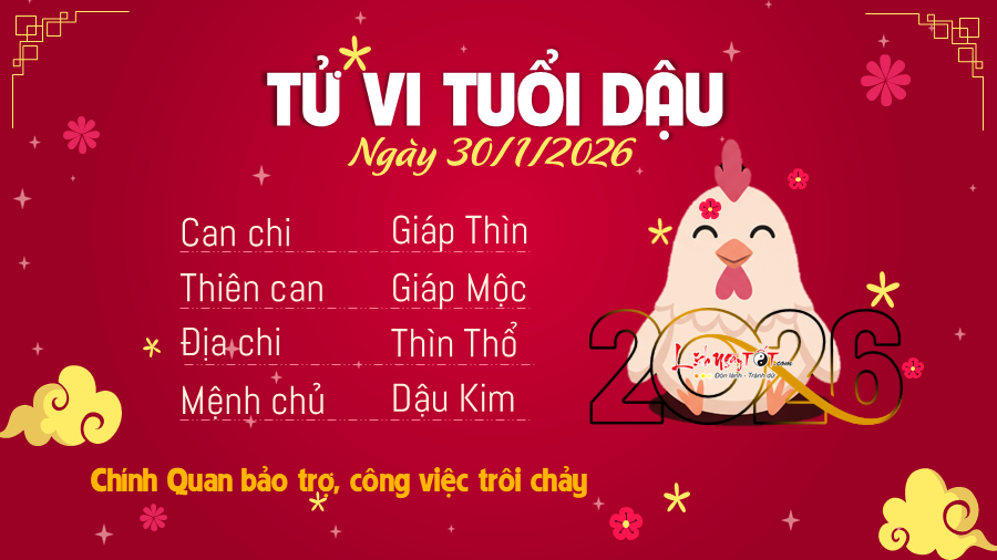 Tu vi hang ngay 3012026 - Dau
