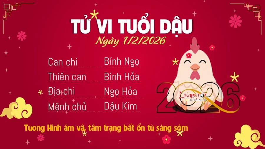 Tu vi hang ngay 1/2/2026 - Dau