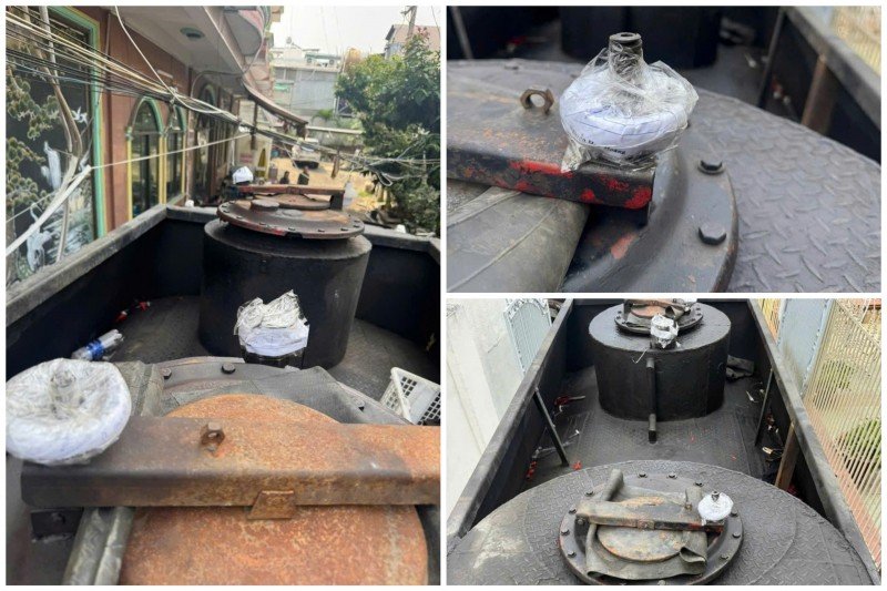 Bắt chủ cây xăng Trần Văn Đức, niêm phong, tạm giữ nhiều tang vật- Ảnh 2.