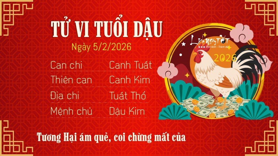 Tu vi hang ngay 5/2/2026 - Dau