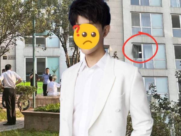 Rò rỉ ảnh hiện trường nơi "mỹ nam cổ trang số 1 Trung Quốc" Vu Mông Lung  ngã lầu tử vong vào sáng nay?