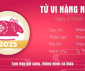 Tử vi 12 con giáp hôm nay - thứ 4 ngày 2/7/2025: Mão rối ren, Tị lộc lá ngập tràn